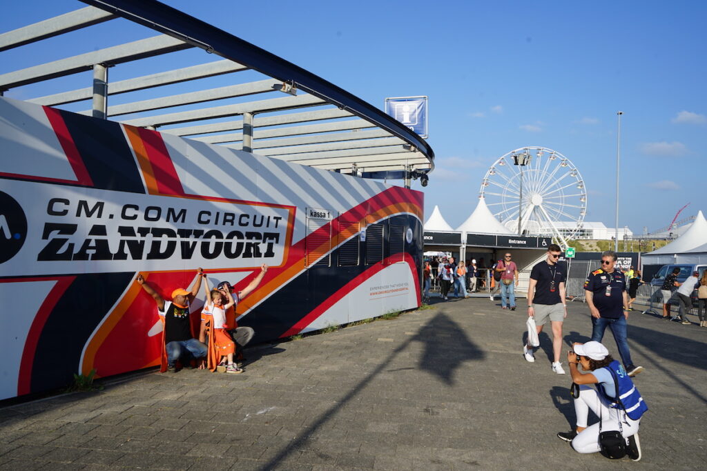 entrance to circuit zandvoort