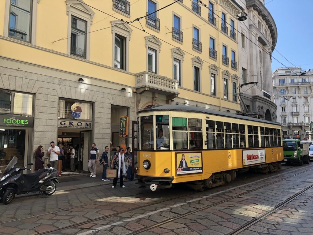 Milan tram Italian Grand Prix